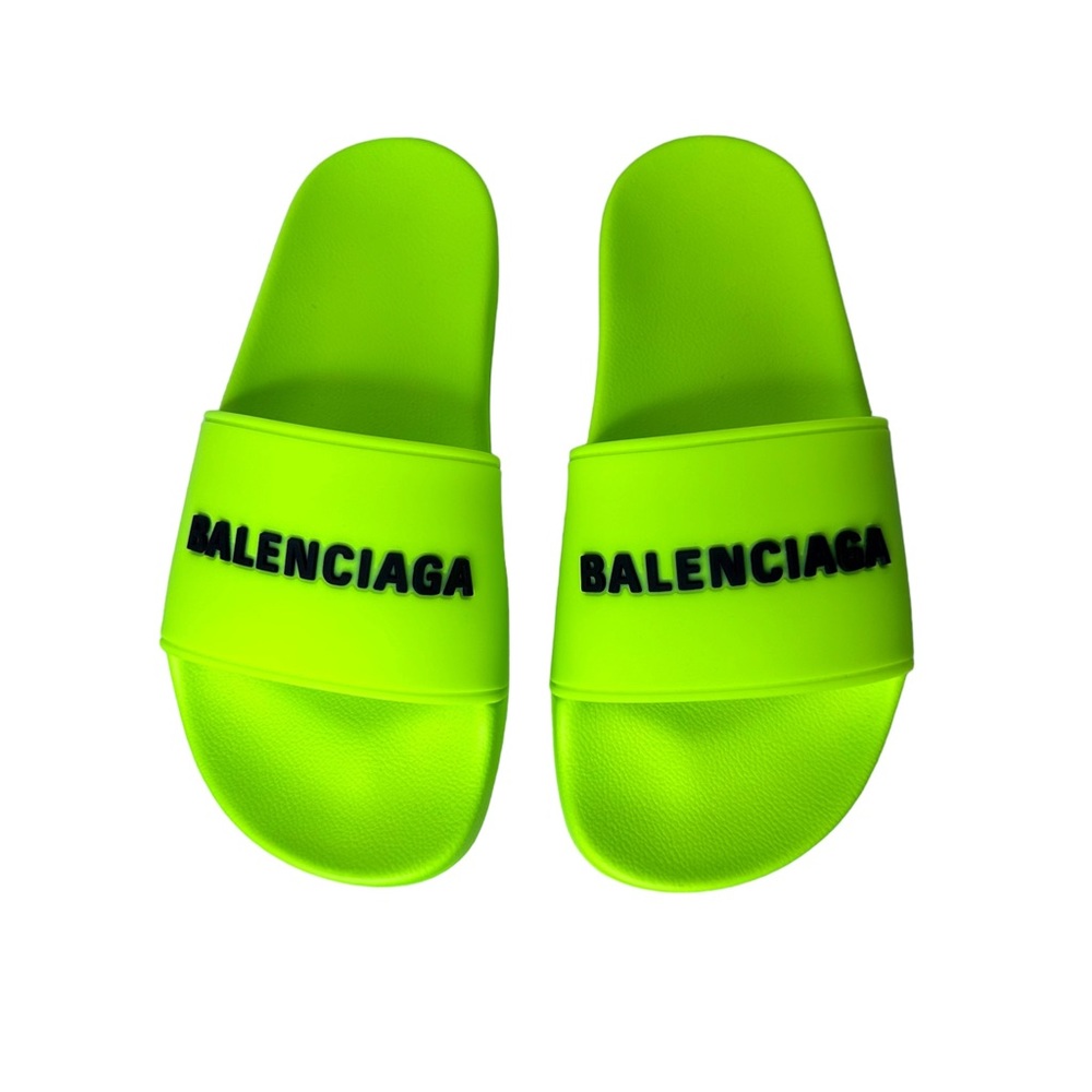 BALENCIAGA rubber pool slides